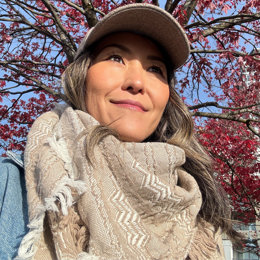 COMING SOON: Signature scarf - Vanilla latte